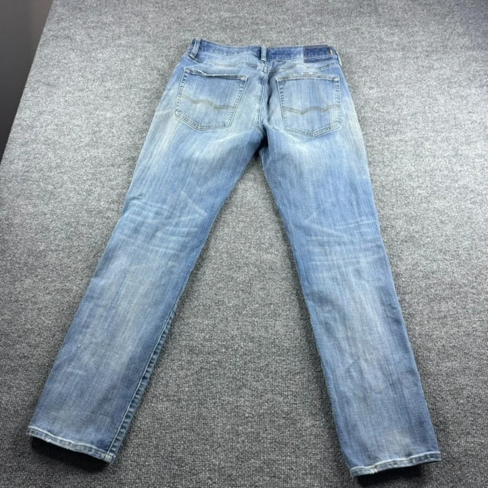 American Eagle Jeans Mens 31x32 Blue Slim Straight Cotton Stretch Denim Workwear